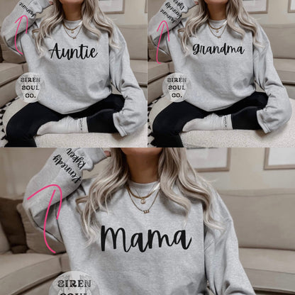 Custom Name Sweaters